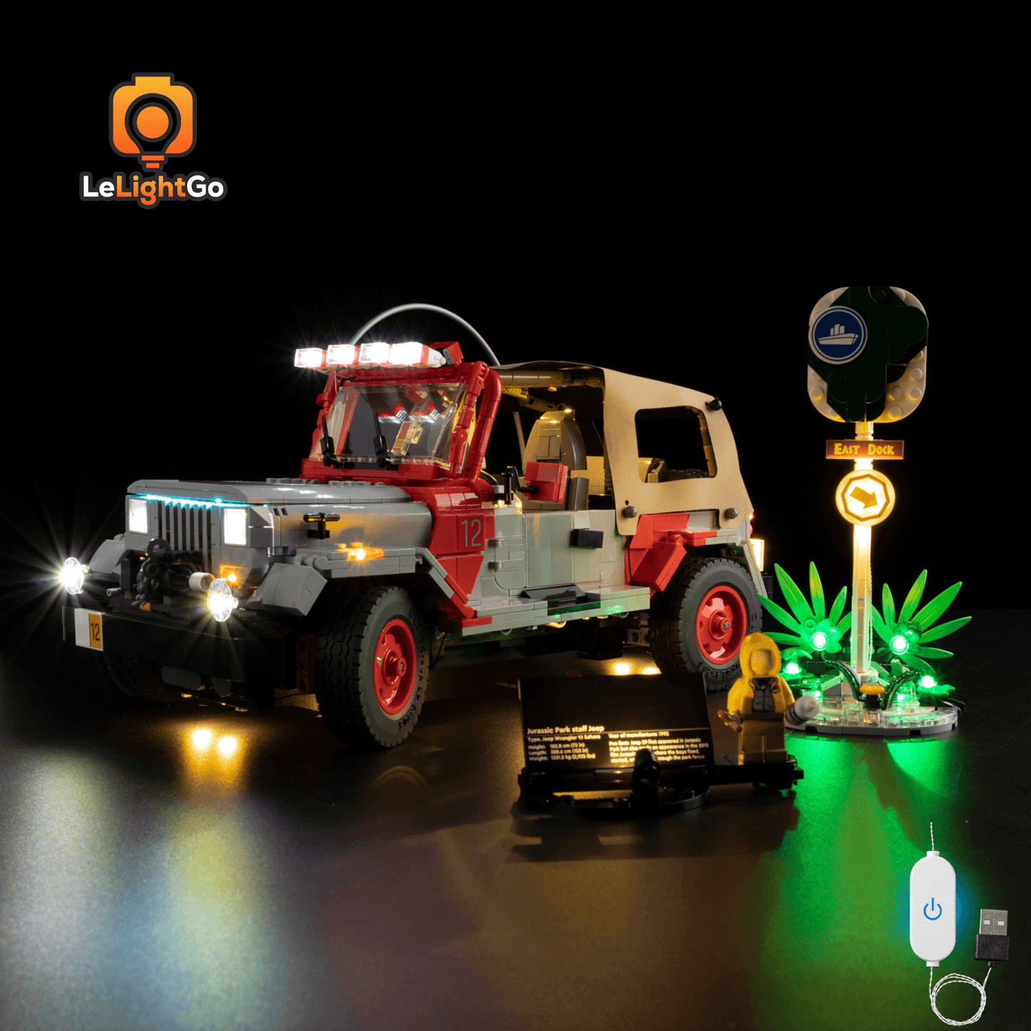 Light Kit For Jurassic Park Jeep Wrangler 77984