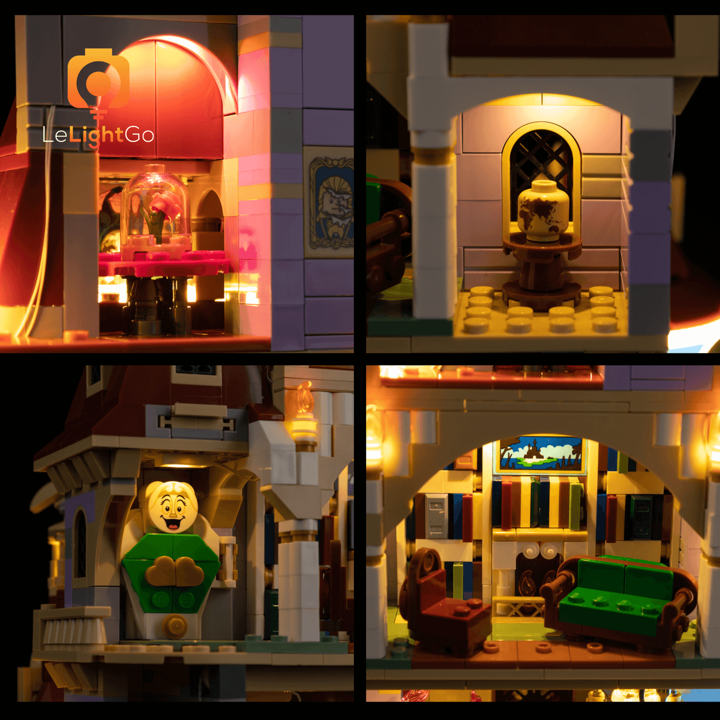 Light Kit For Beauty and the Beast Castle 43263