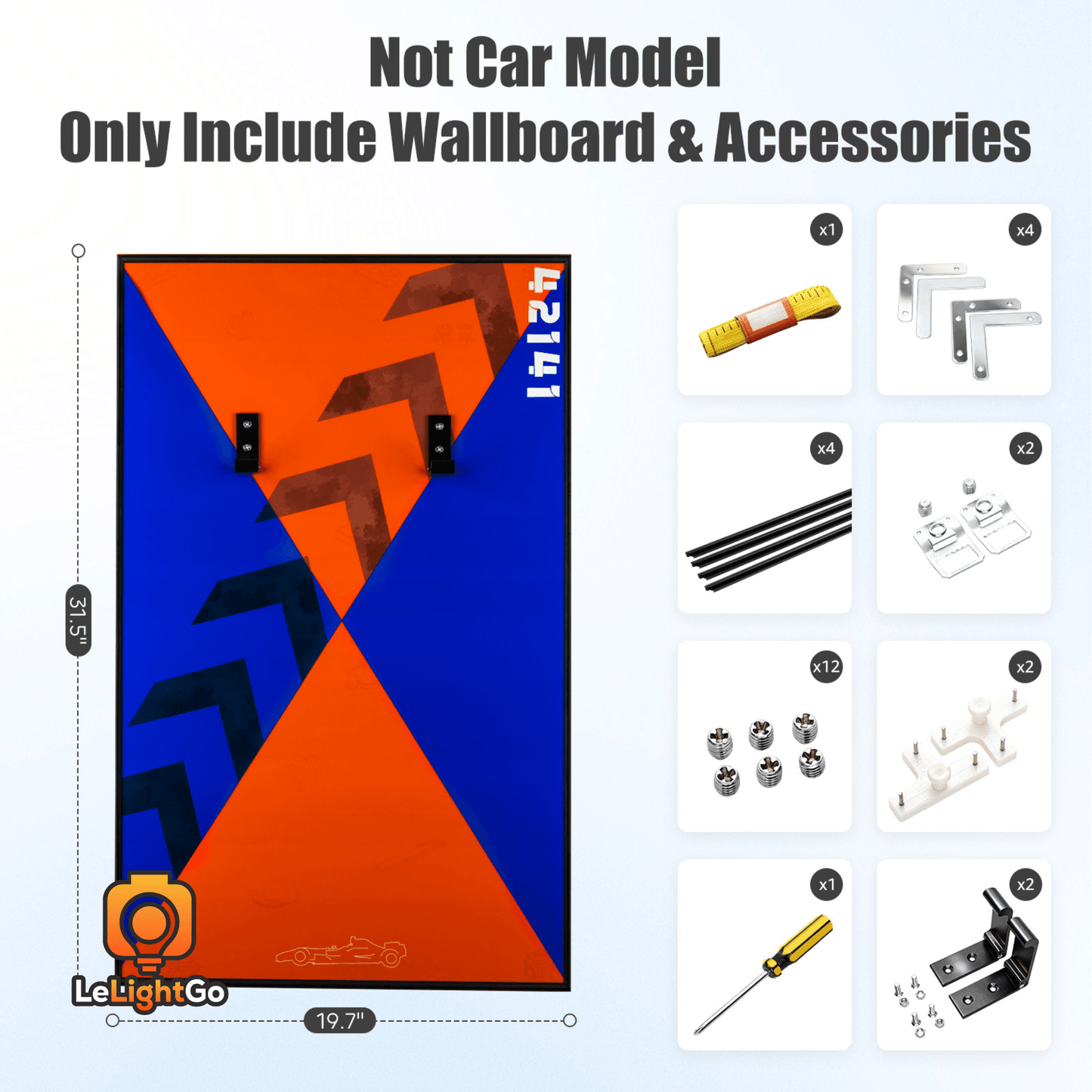 Display Wall-Mount for McLaren Formula 1 Race Car 42141