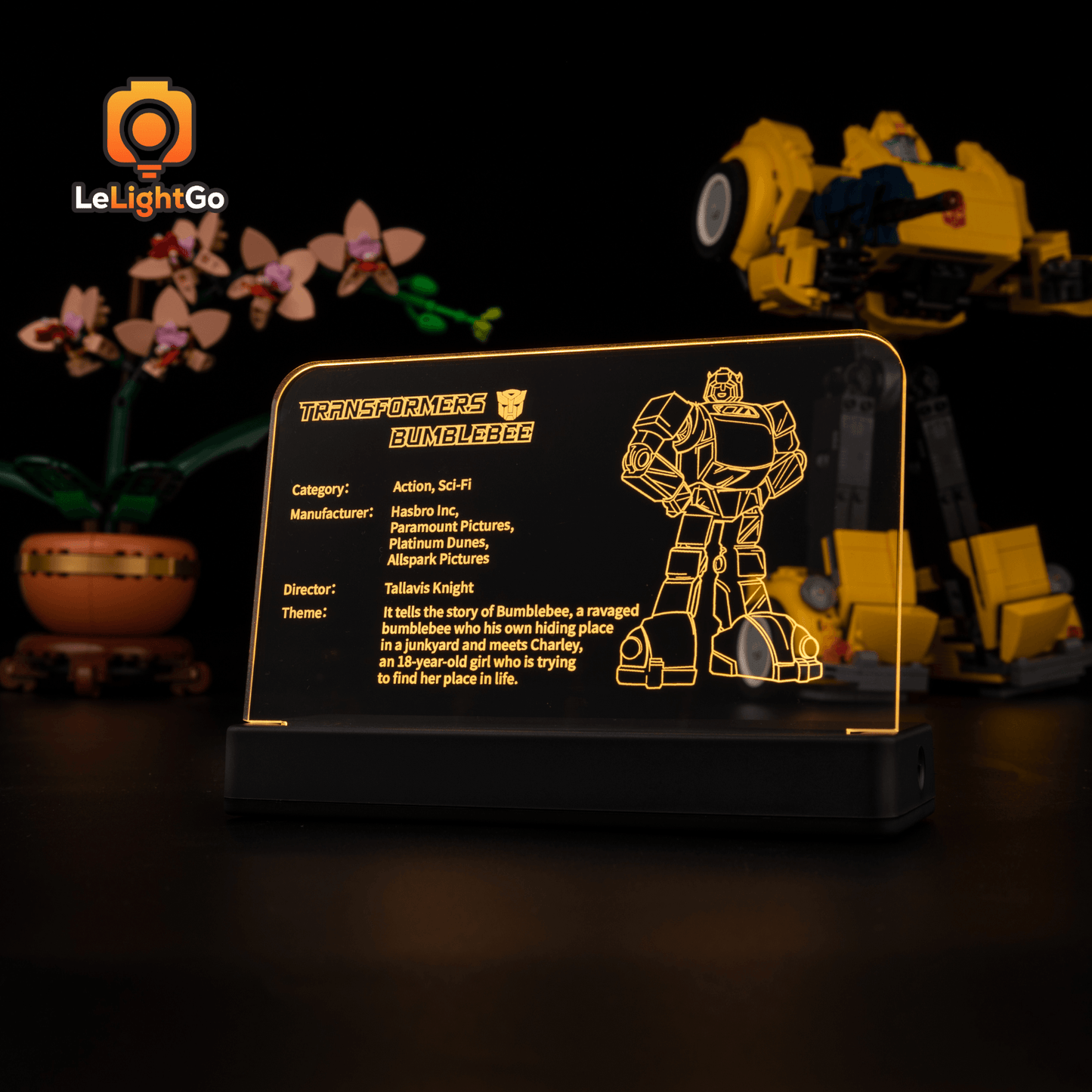 LED Nameplate for Bumblebee 10338