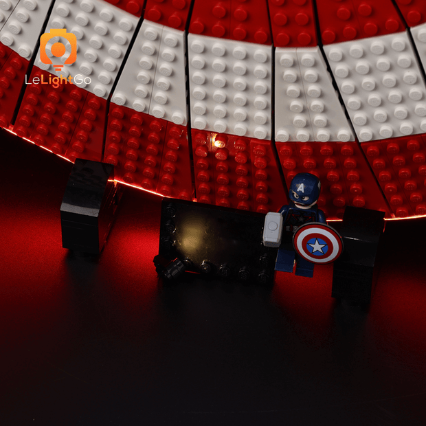 Light Kit For Captain America's Shield 76262