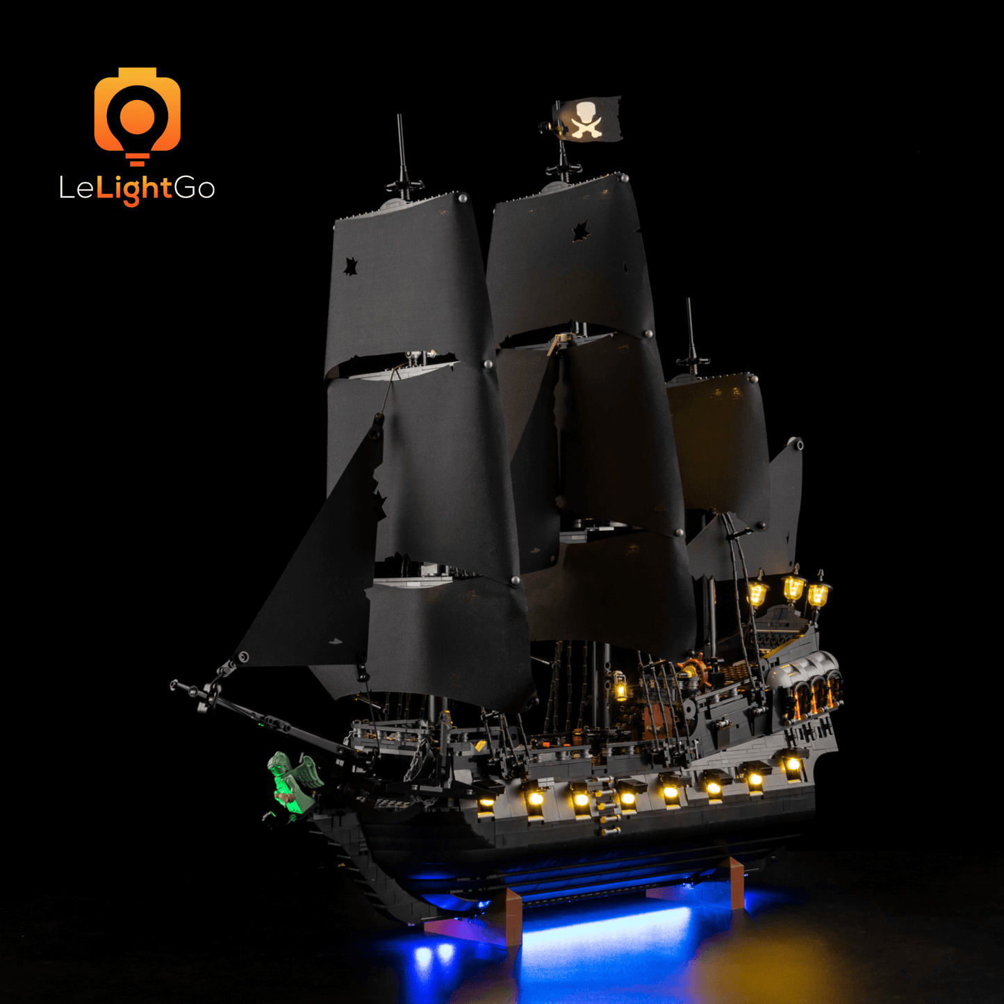 Light Kit For Captain Jack Sparrow's Pirate Ship 10365