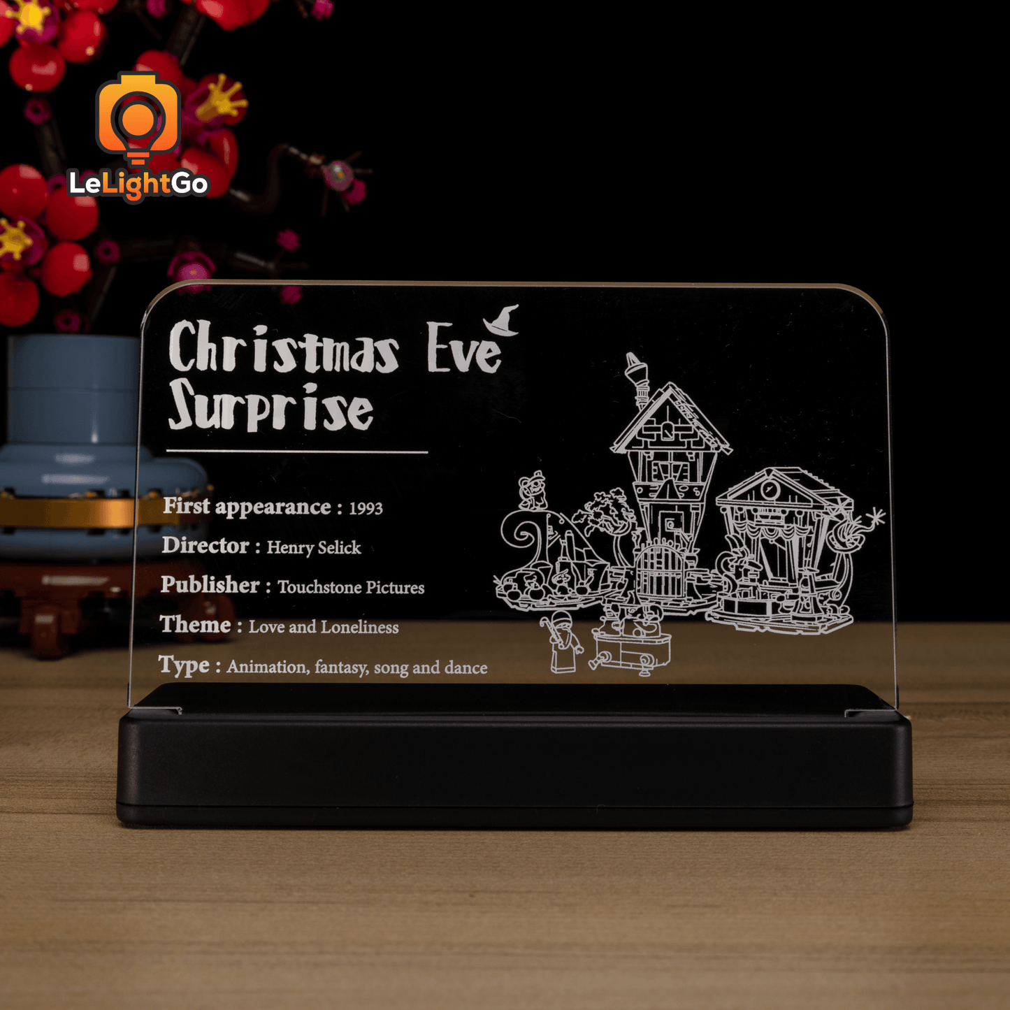 LED Nameplate for Disney Tim Burton's The Nightmare Before Christmas 21351