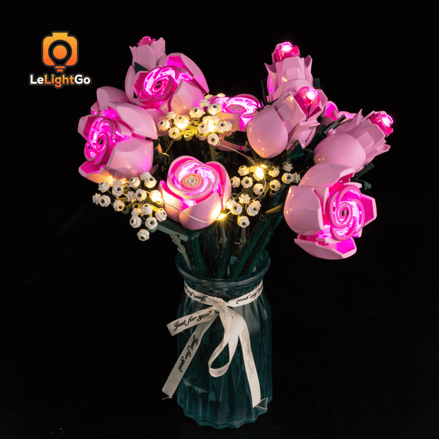 Light Kit For Bouquet of Pink Roses 10374