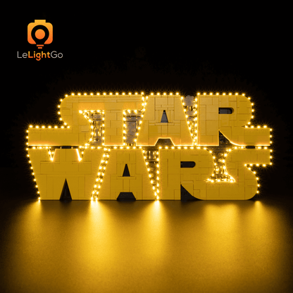 Light Kit For Brick-Built Star Wars Logo 75407