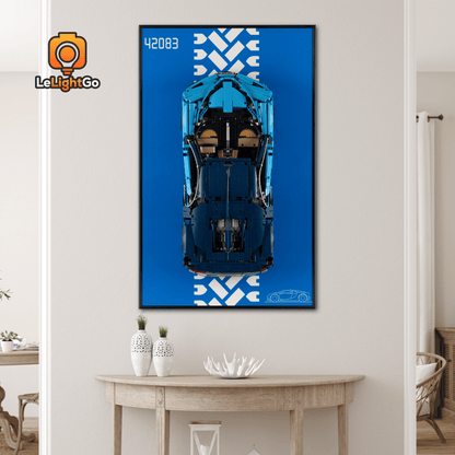Display Wall-Mount for Bugatti Chiron 42083