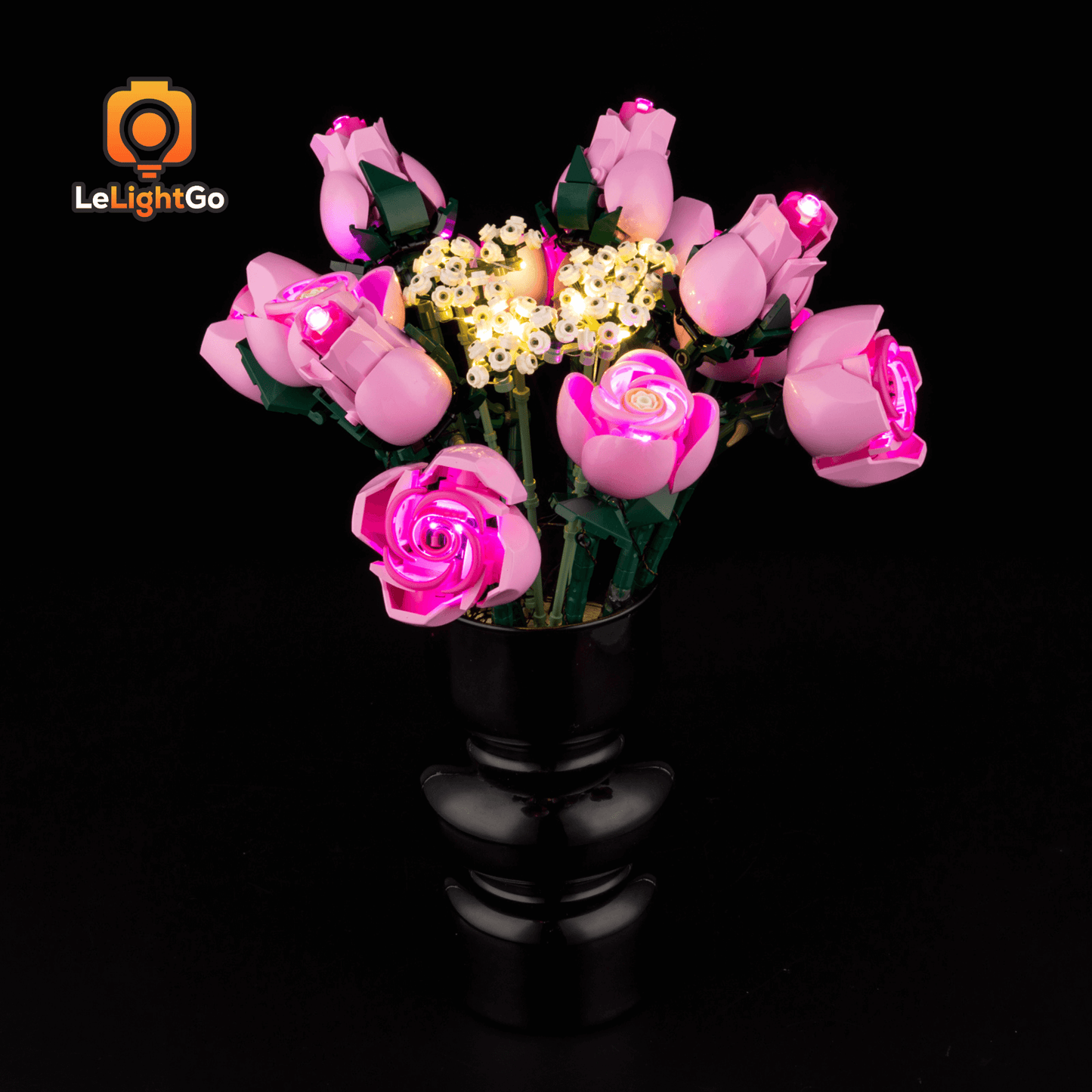 Light Kit For Bouquet of Pink Roses 10374