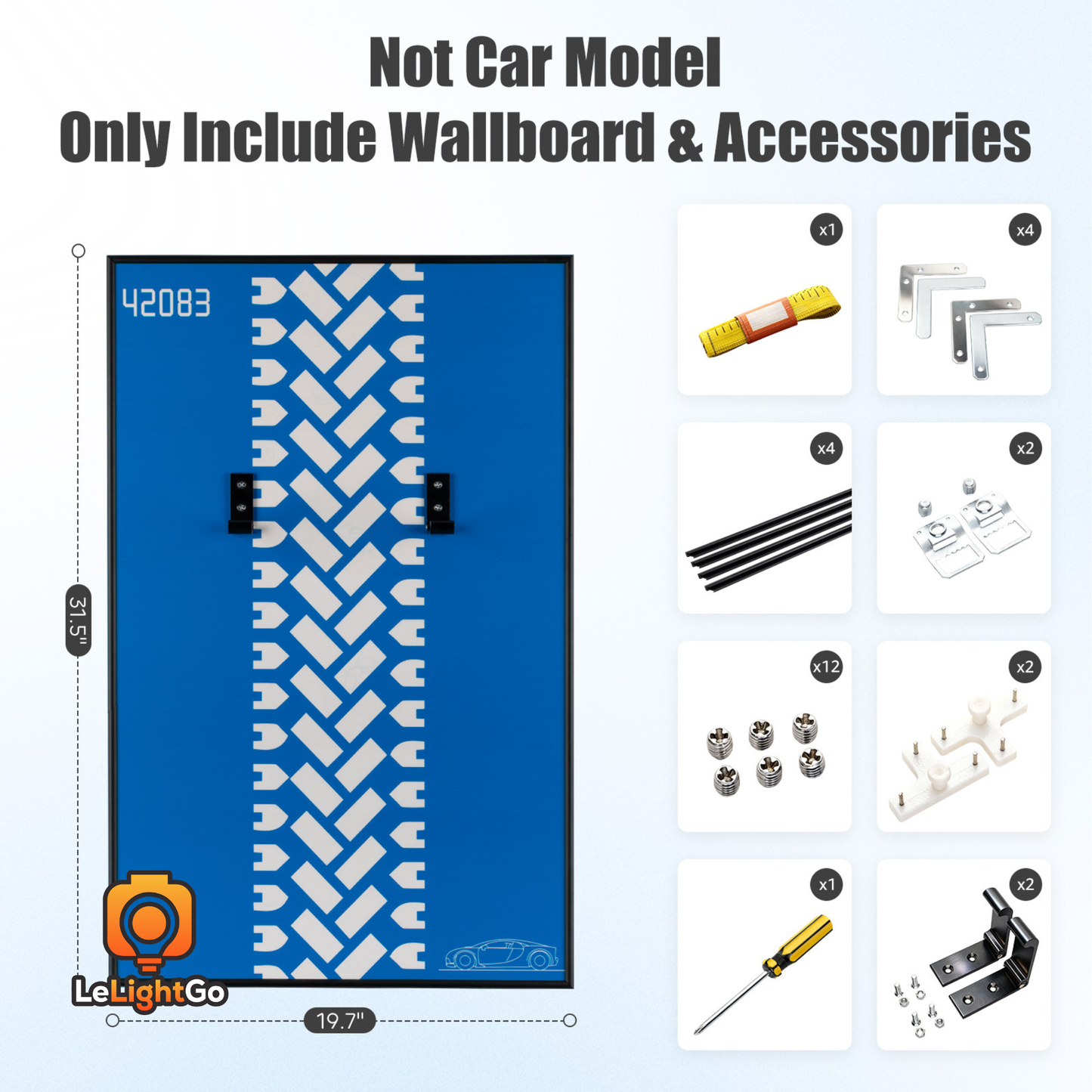 Display Wall-Mount for Bugatti Chiron 42083