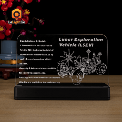 LED Nameplate for NASA Apollo Lunar Roving Vehicle - LRV 42182