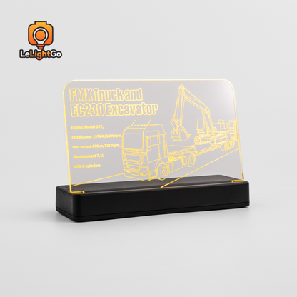 LED Nameplate for Volvo FMX Truck & EC230 Electric Excavator 42175