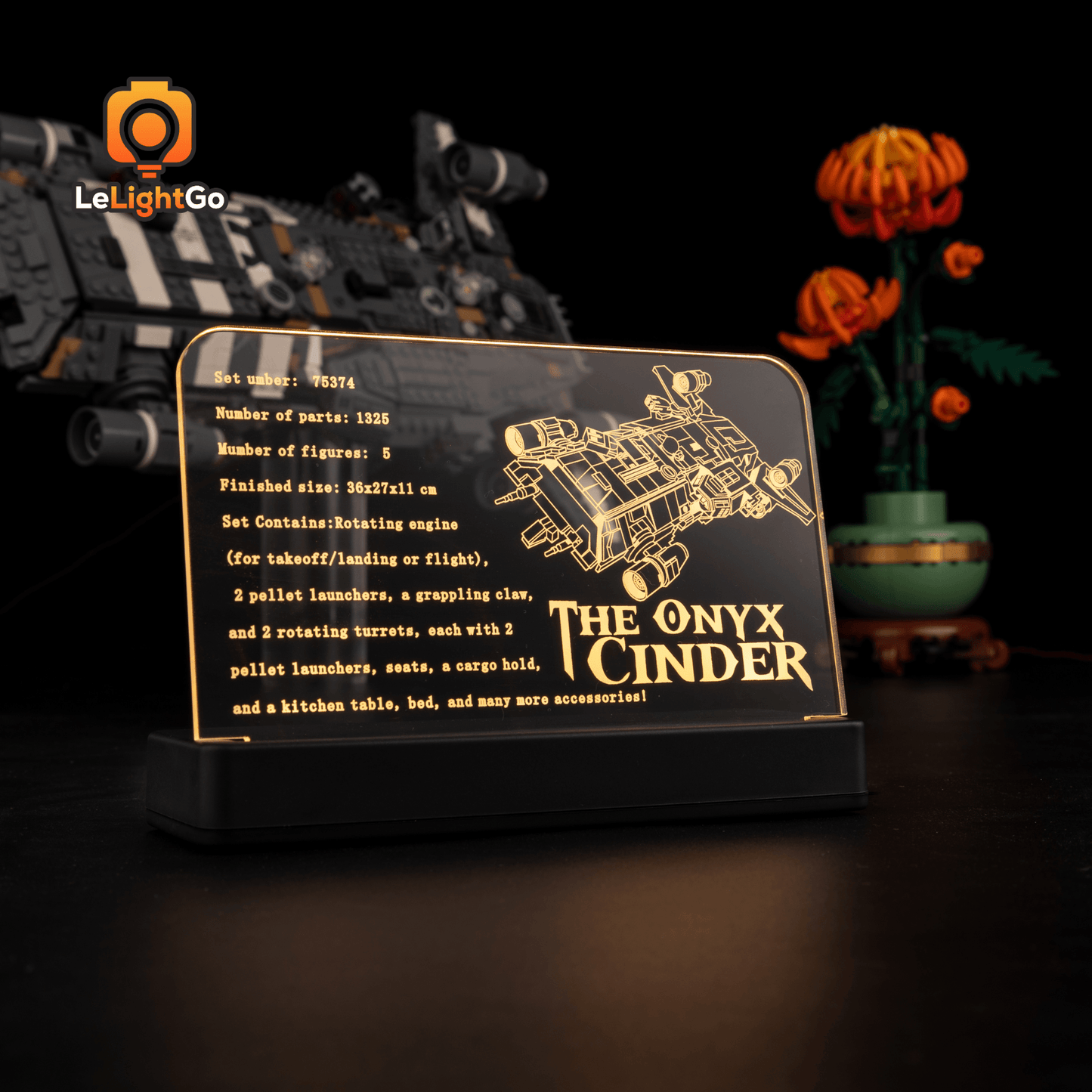 LED Nameplate for The Onyx Cinder 75374