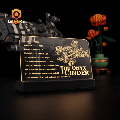 LED Nameplate for The Onyx Cinder 75374