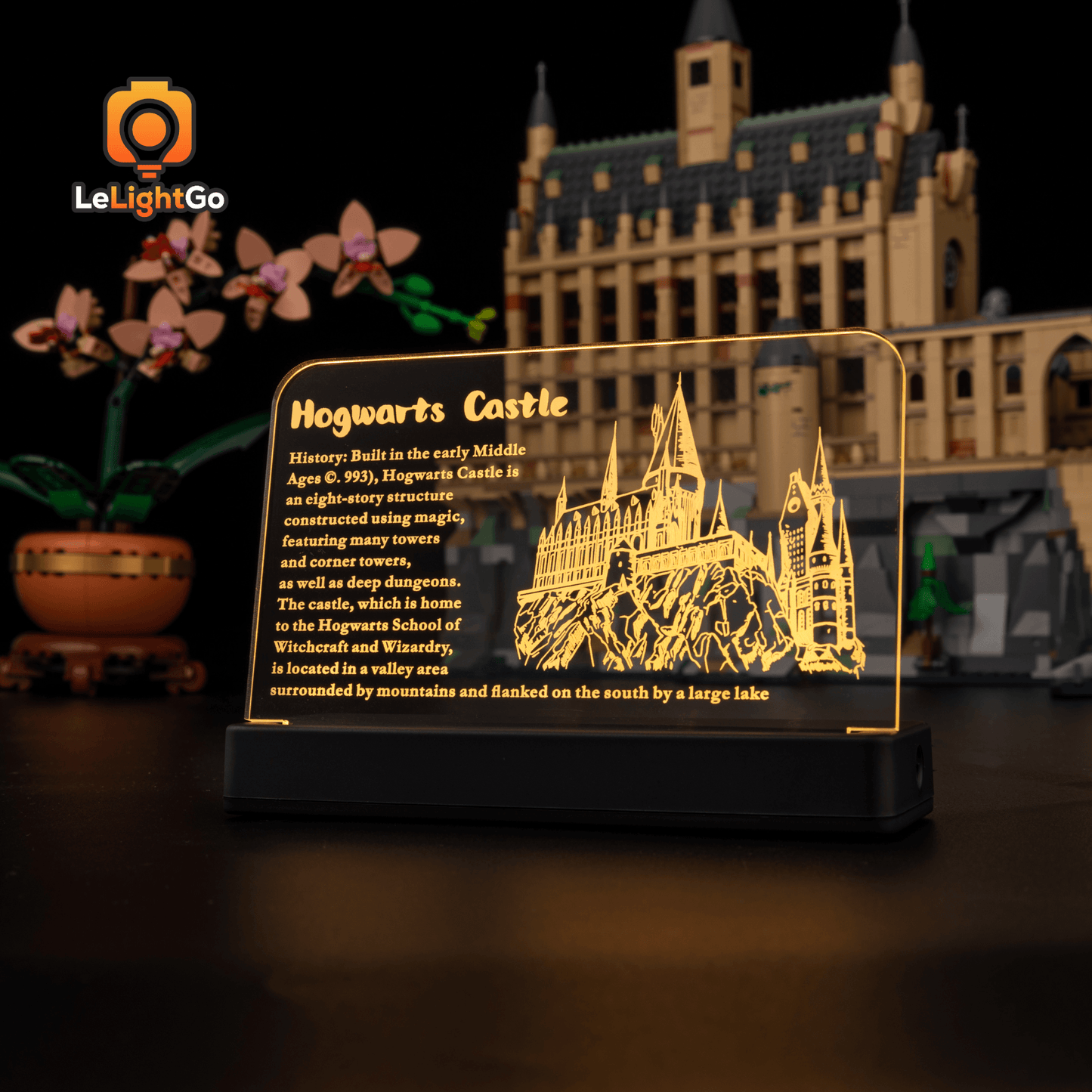 LED Nameplate for Hogwarts Castle: The Great Hall 76435