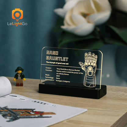 LED Nameplate for Nano Gauntlet 76223