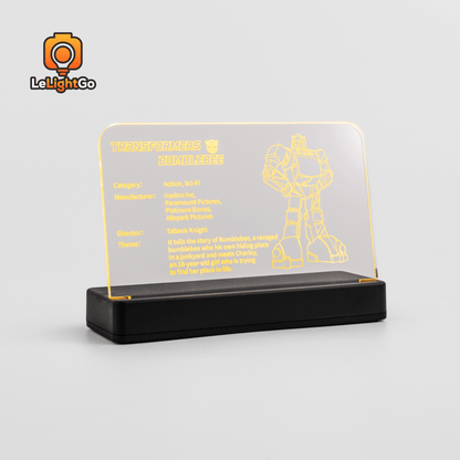 LED Nameplate for Bumblebee 10338