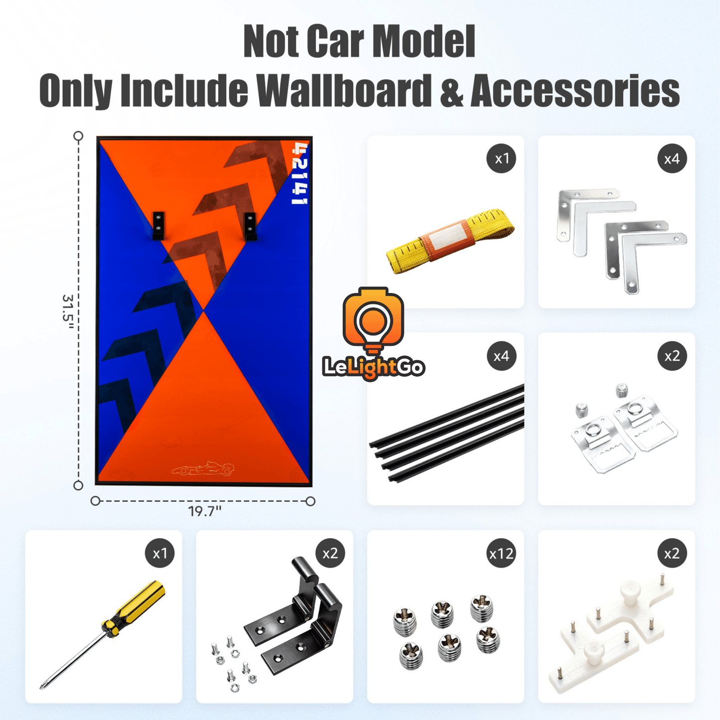 Display Wall-Mount for McLaren Formula 1 Race Car 42141
