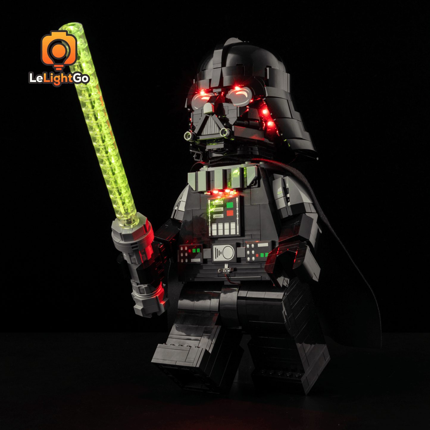 Light Kit For Up-Scaled Darth Vader Minifigure 75461