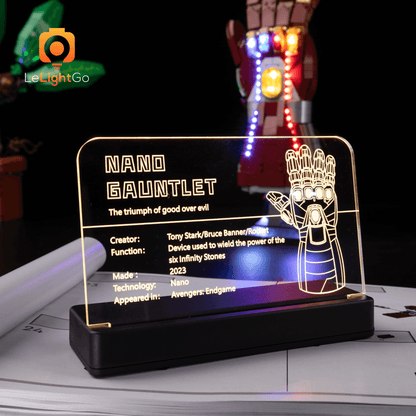 LED Nameplate for Nano Gauntlet 76223