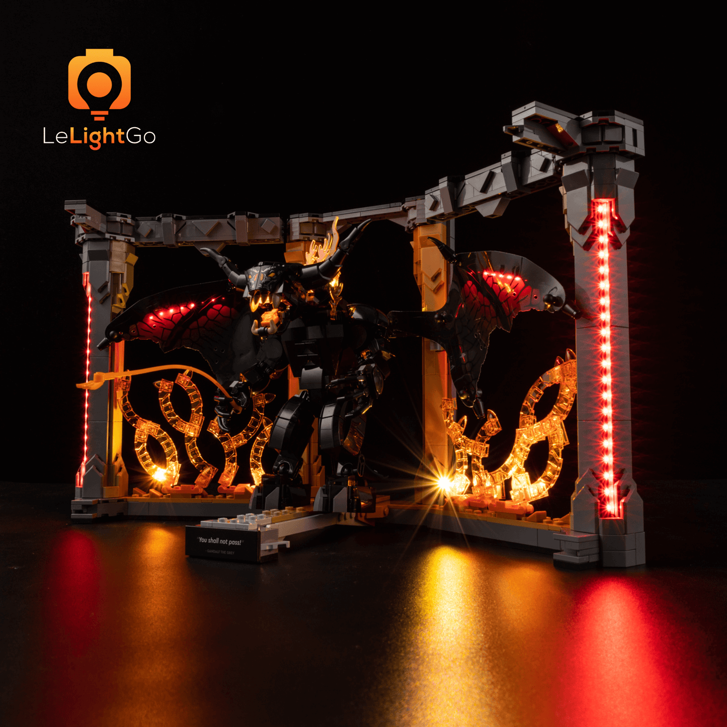 Light Kit For The Lord of the Rings: Balrog Book Nook 10367