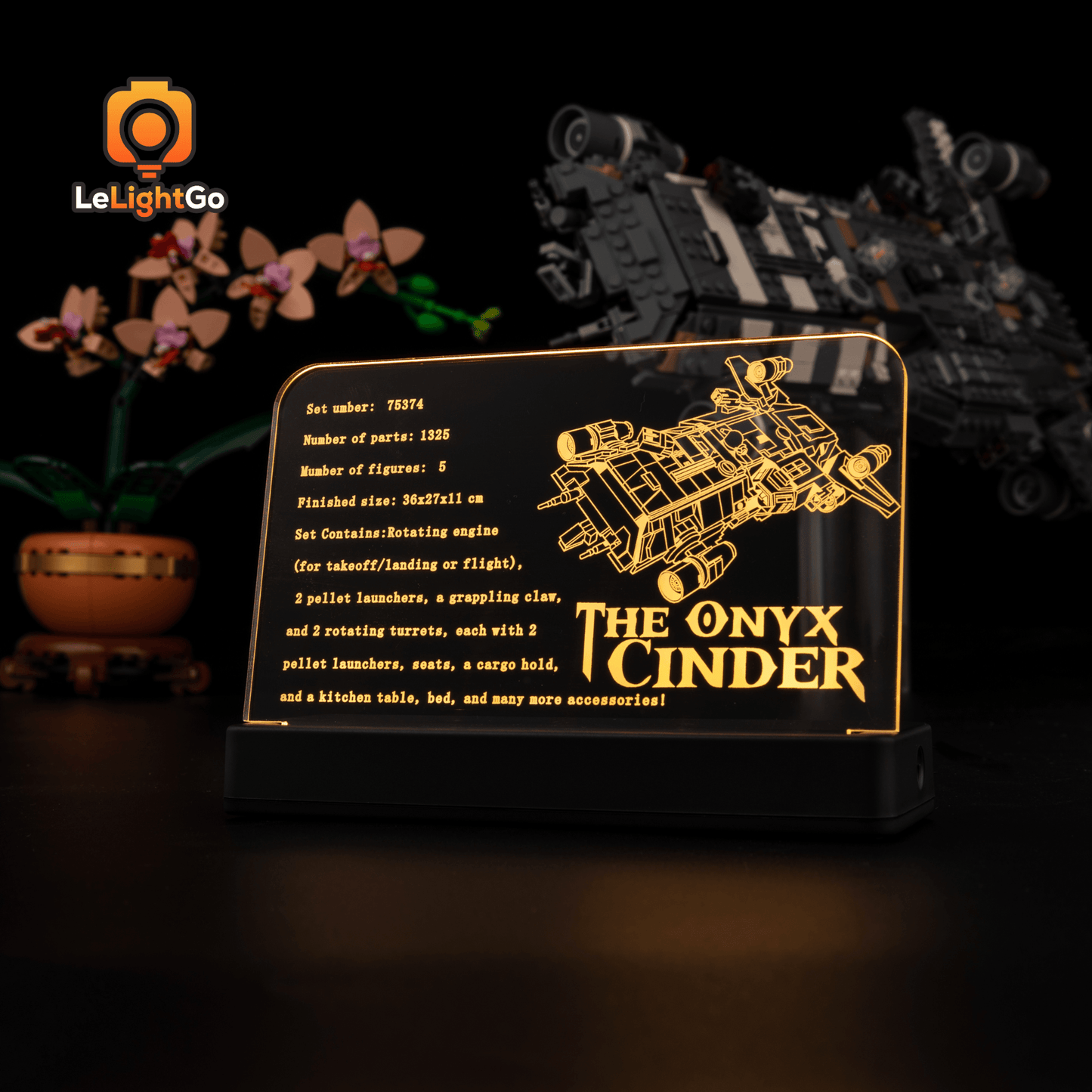 LED Nameplate for The Onyx Cinder 75374