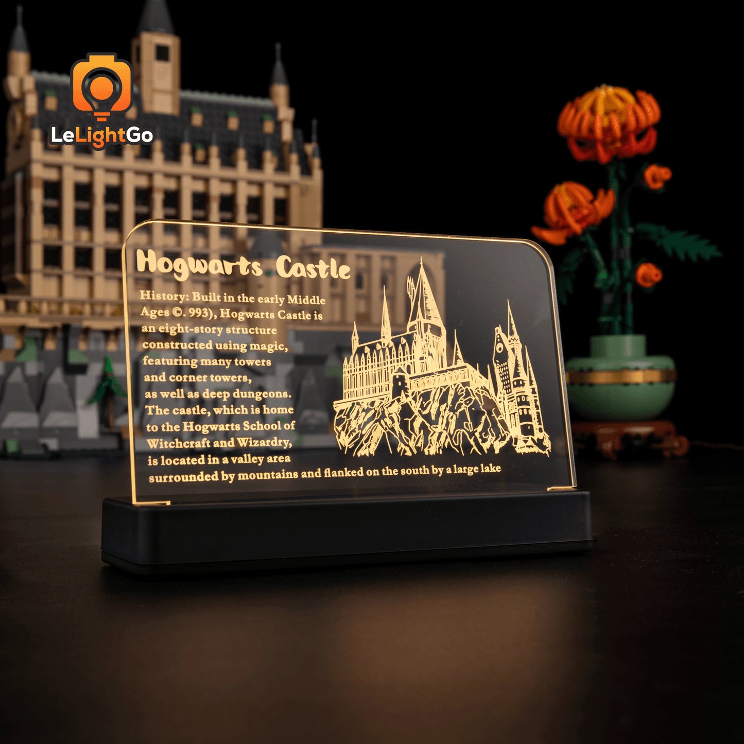 LED Nameplate for Hogwarts Castle: The Great Hall 76435