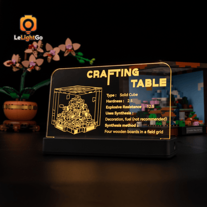 LED Nameplate for The Crafting Table 21265