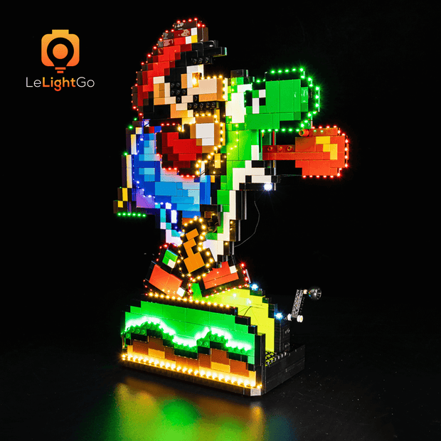 Light Kit For Super Mario World: Mario & Yoshi 71438