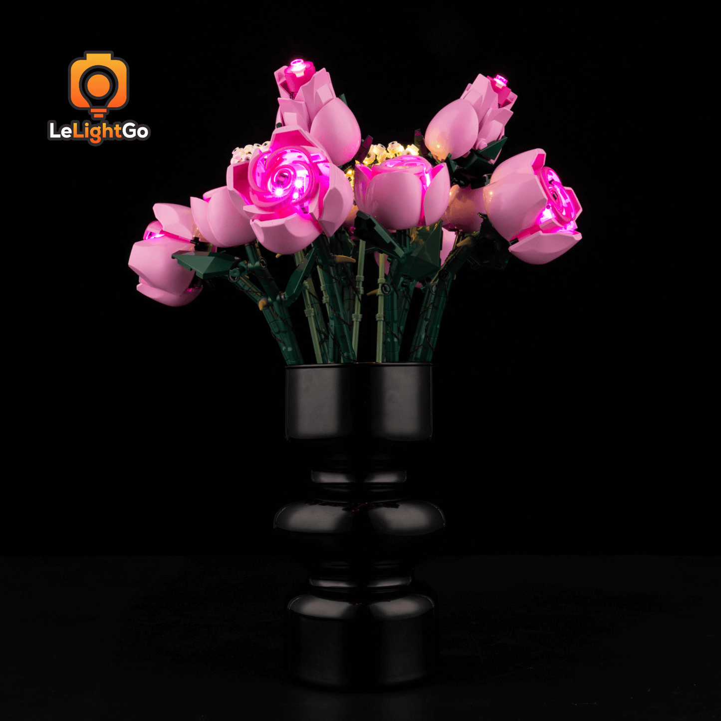 Light Kit For Bouquet of Pink Roses 10374