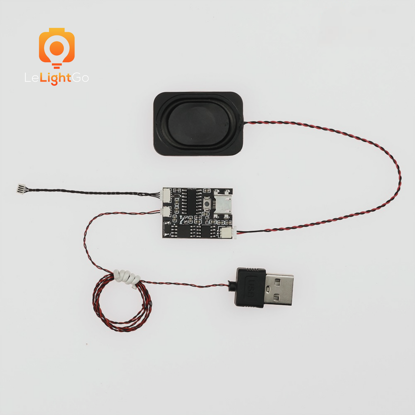 LeLightGo DIY Sound Music Module Board (Programmable, 8MB RAM)