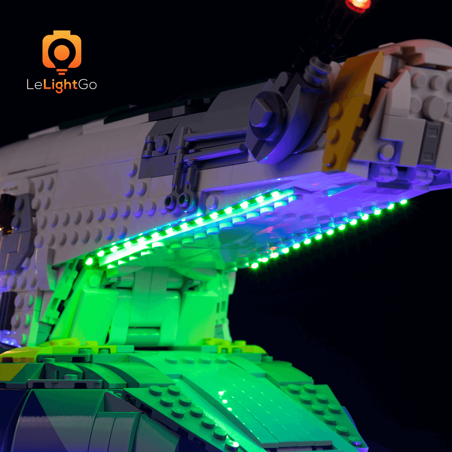 Light Kit For Jango Fett's Firespray-Class Starship 75409