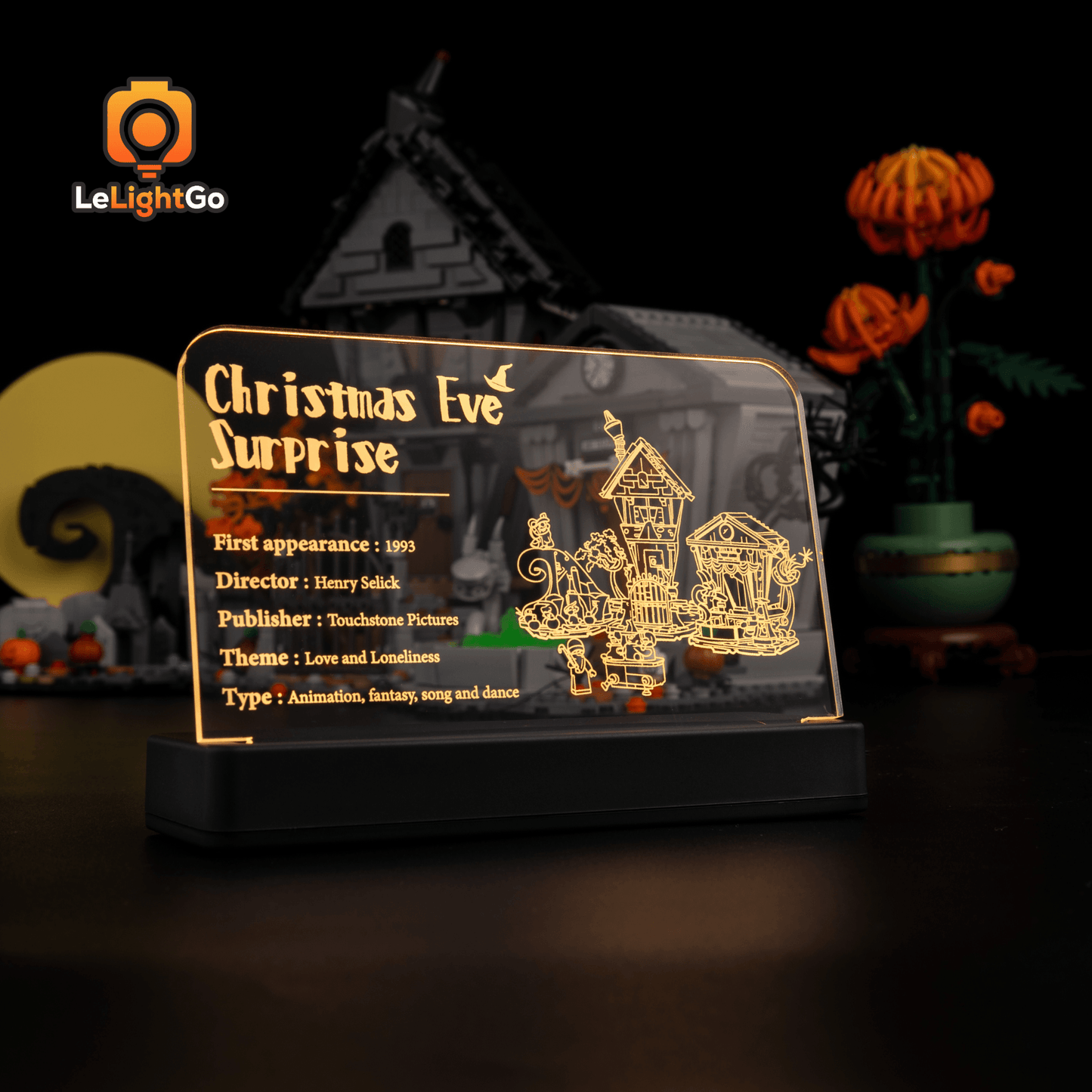 LED Nameplate for Disney Tim Burton's The Nightmare Before Christmas 21351