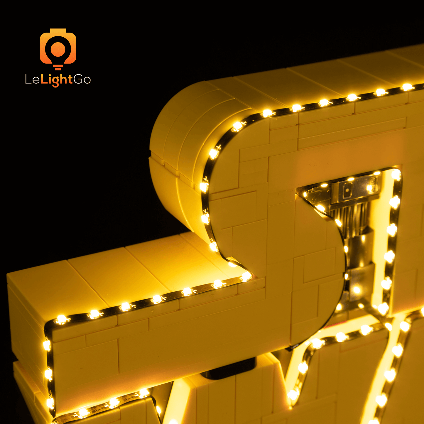 Light Kit For Brick-Built Star Wars Logo 75407