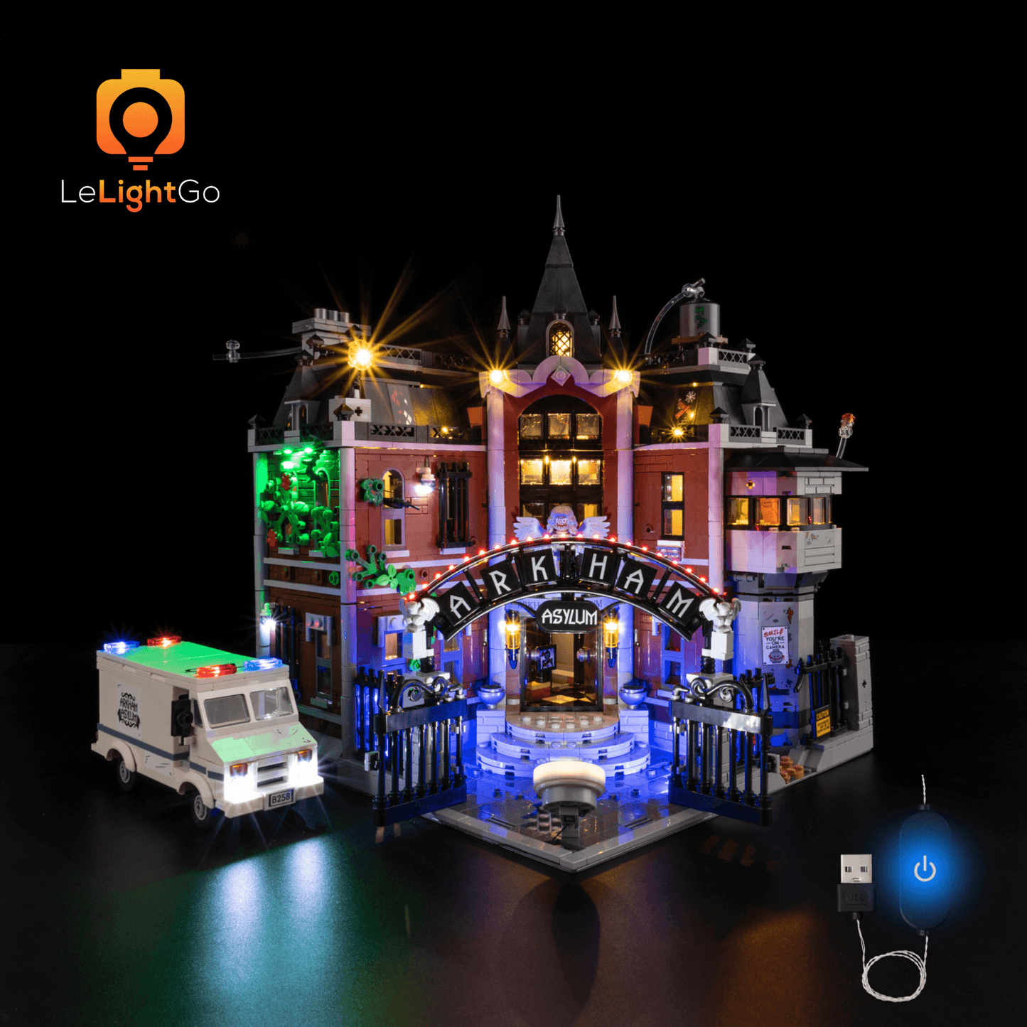 Light Kit For Arkham Asylum 76300