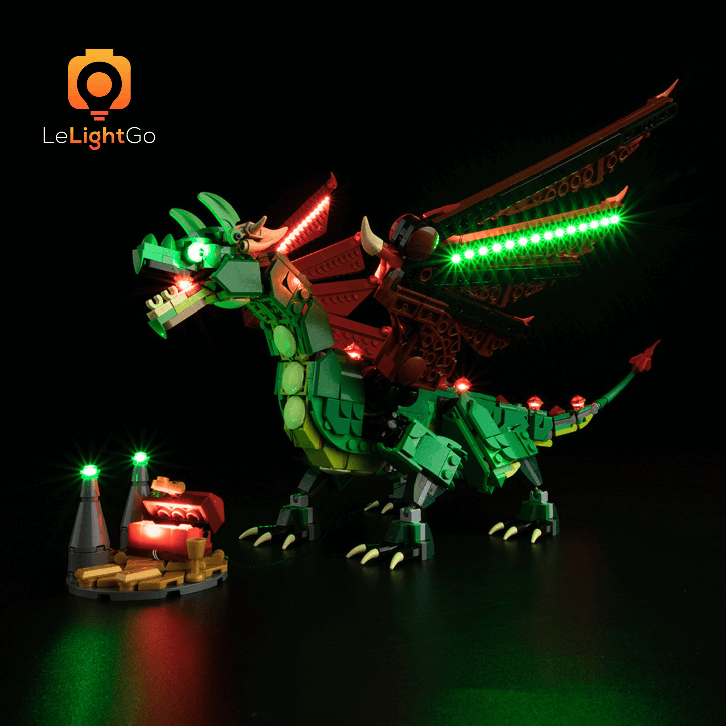 Light Kit For Medieval Dragon 31161