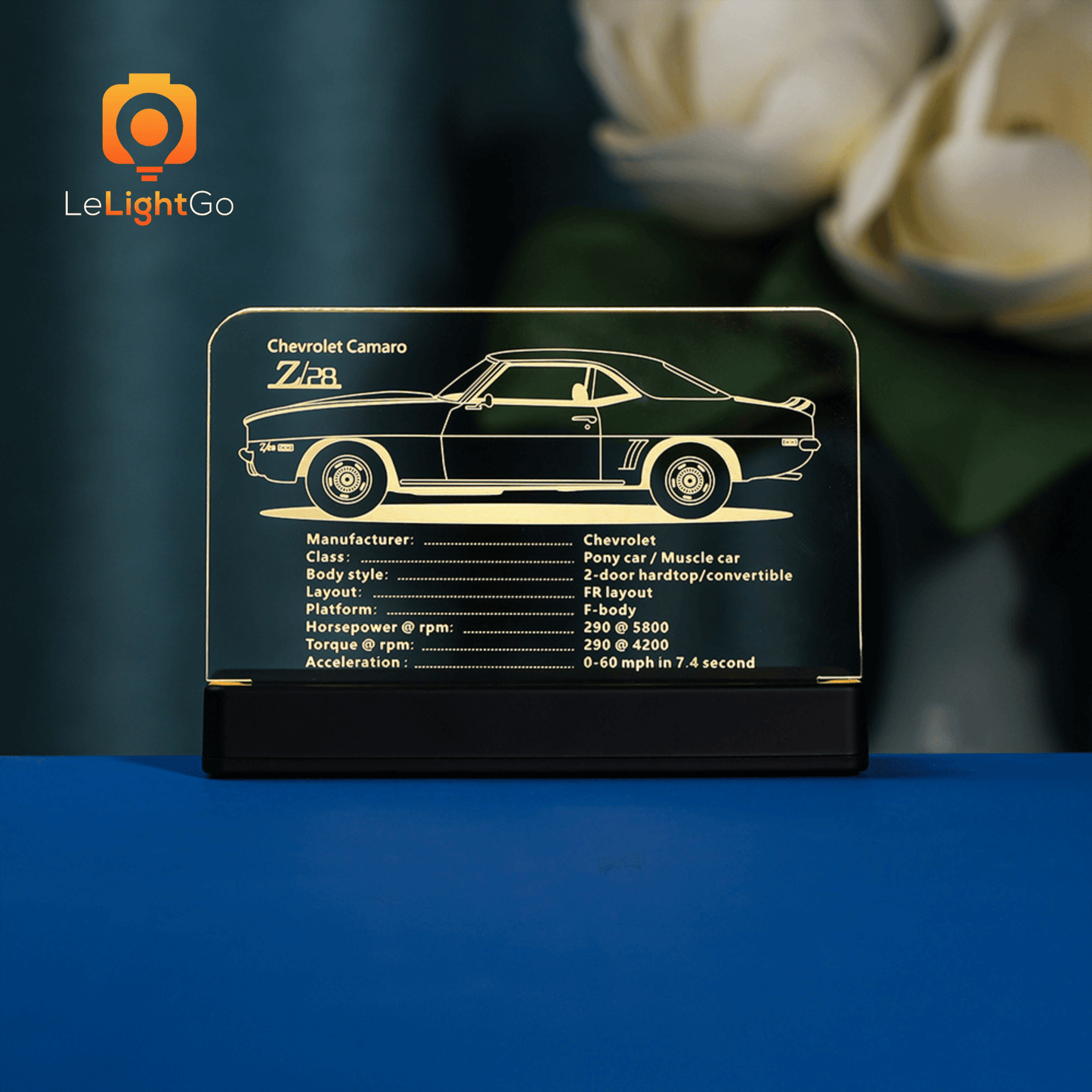 LED Nameplate for Chevrolet Camaro Z28 10304