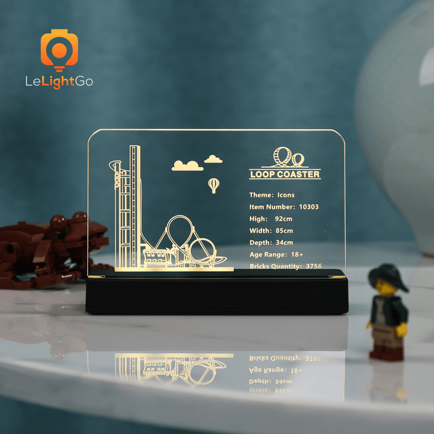 LED Nameplate for Loop Coaster 10303