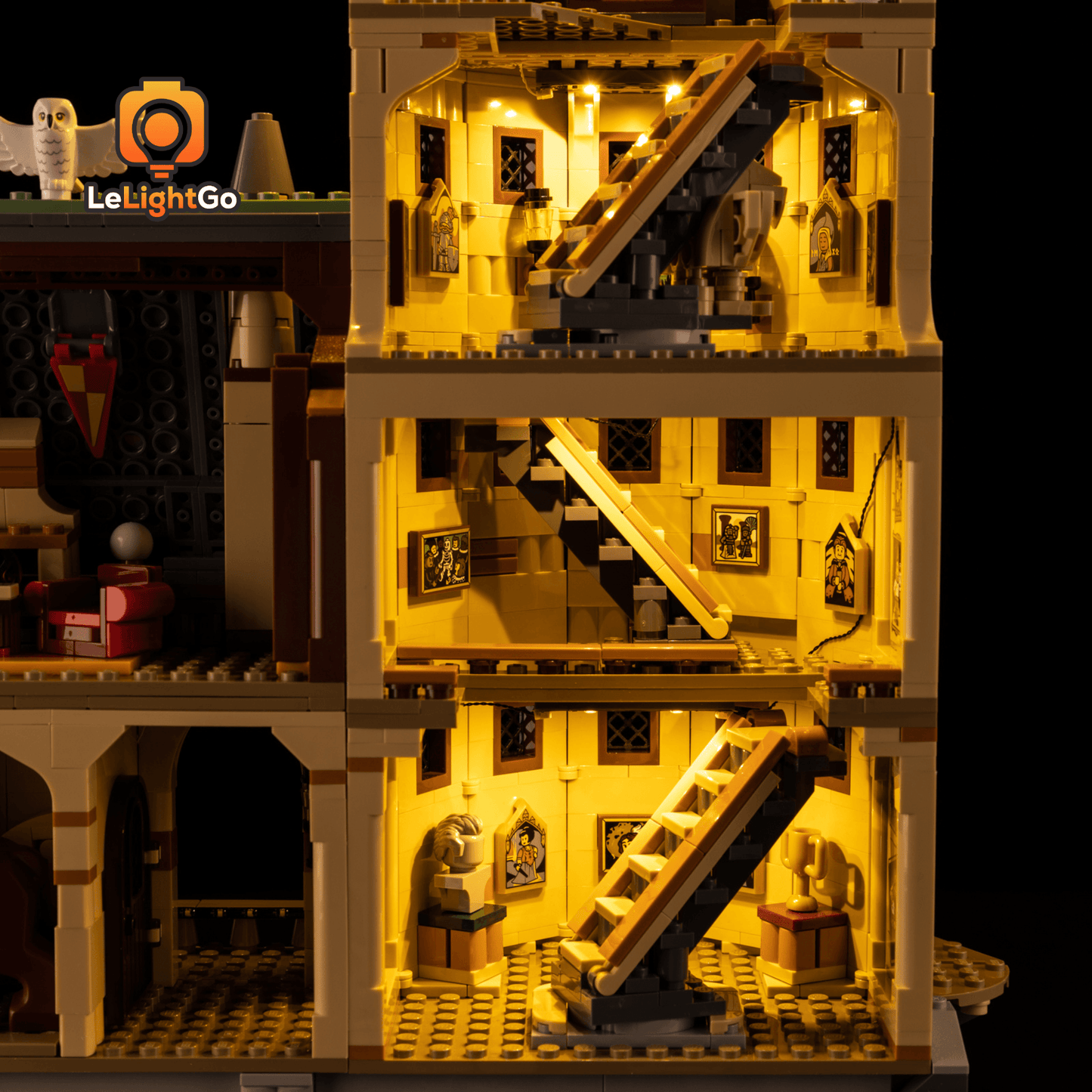 Light Kit For Hogwarts Castle: The Main Tower 76454