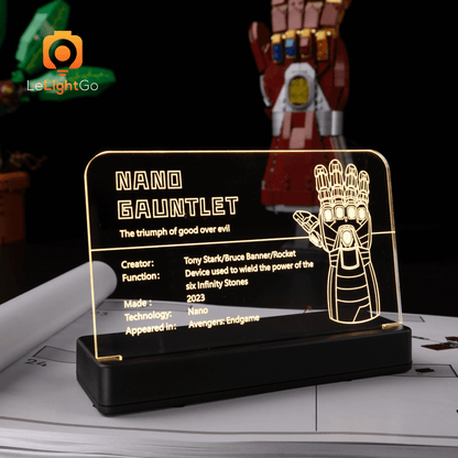 LED Nameplate for Nano Gauntlet 76223