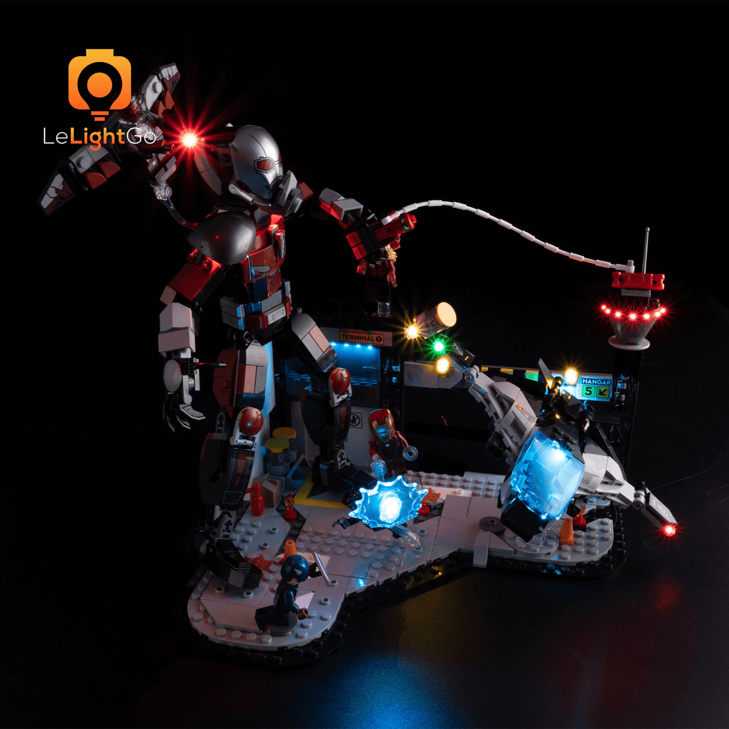 Light Kit For Captain America: Civil War Action Battle 76314