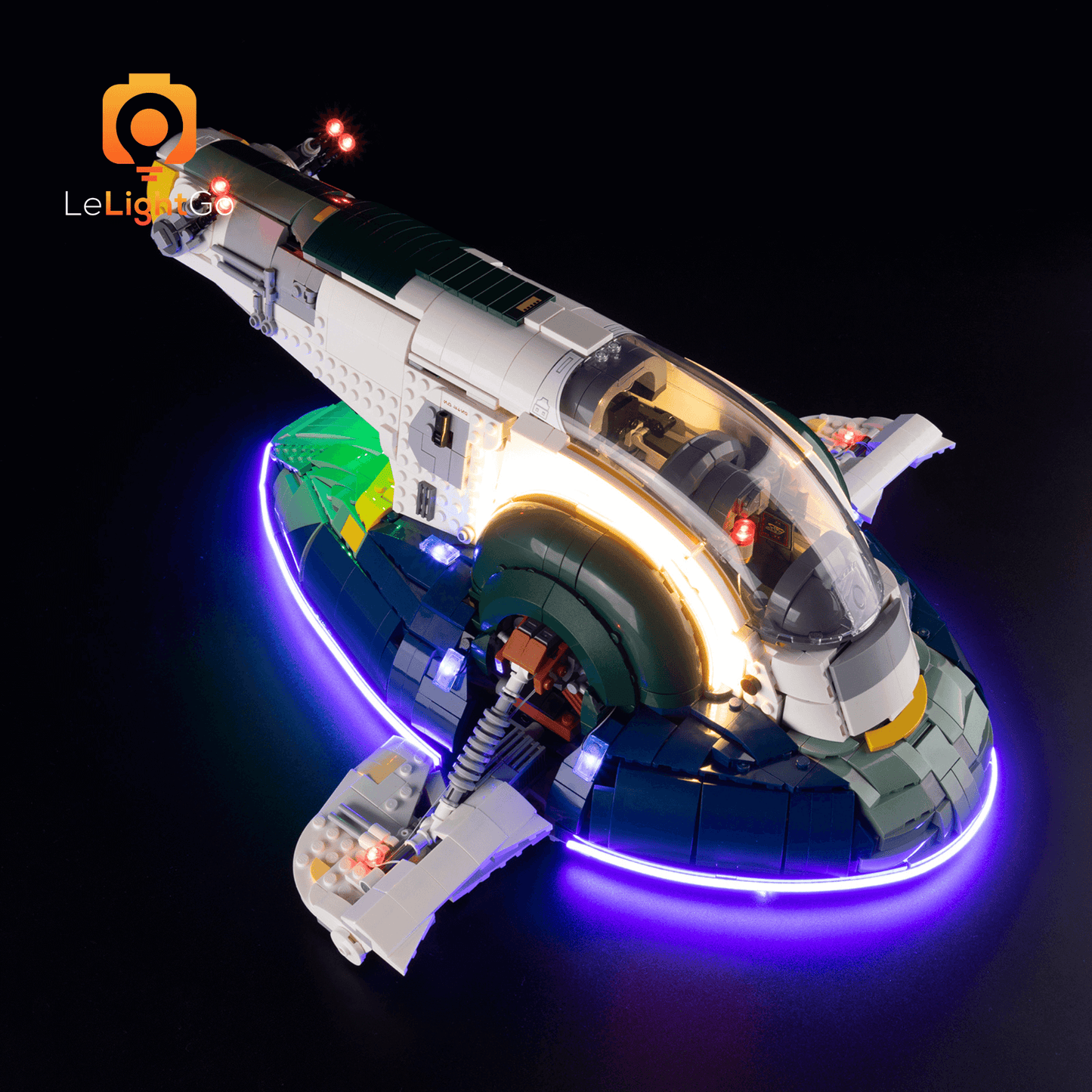 Light Kit For Jango Fett's Firespray-Class Starship 75409