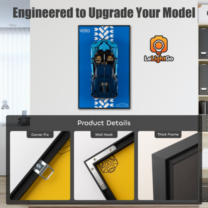 Display Wall-Mount for Bugatti Chiron 42083