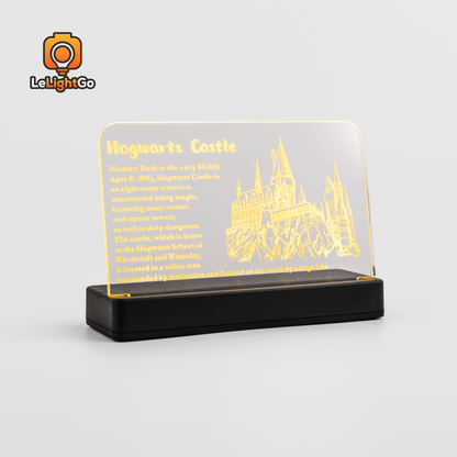 LED Nameplate for Hogwarts Castle: The Great Hall 76435