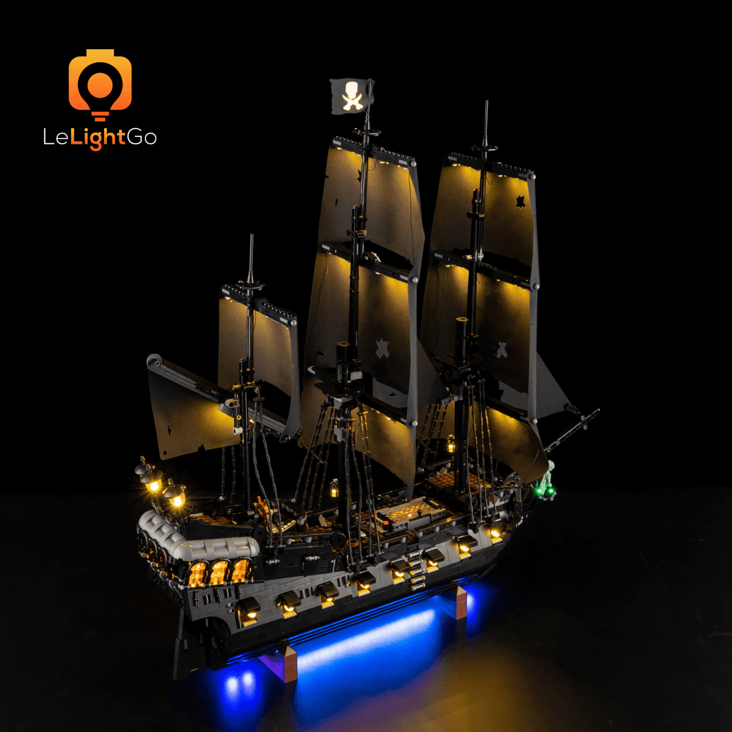 Light Kit For Captain Jack Sparrow's Pirate Ship 10365