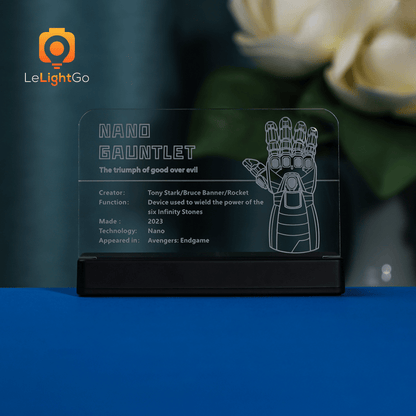 LED Nameplate for Nano Gauntlet 76223