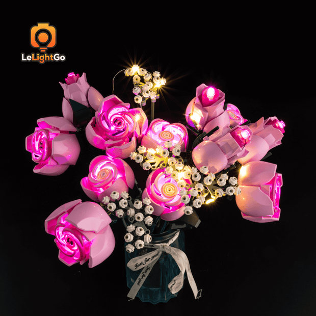 Light Kit For Bouquet of Pink Roses 10374