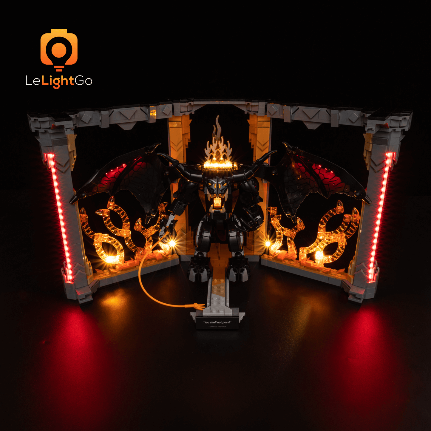 Light Kit For The Lord of the Rings: Balrog Book Nook 10367