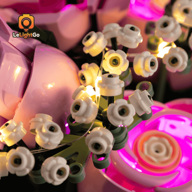 Light Kit For Bouquet of Pink Roses 10374