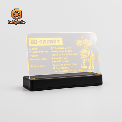 LED Nameplate for BD-1 75335