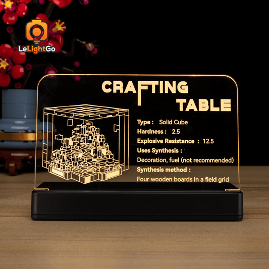 LED Nameplate for The Crafting Table 21265