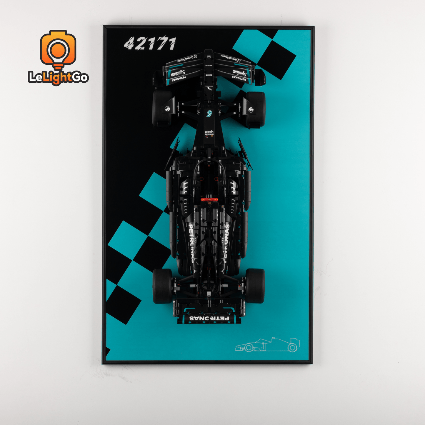 Display Wall-Mount for Mercedes-AMG F1 W14 E Performance 42171